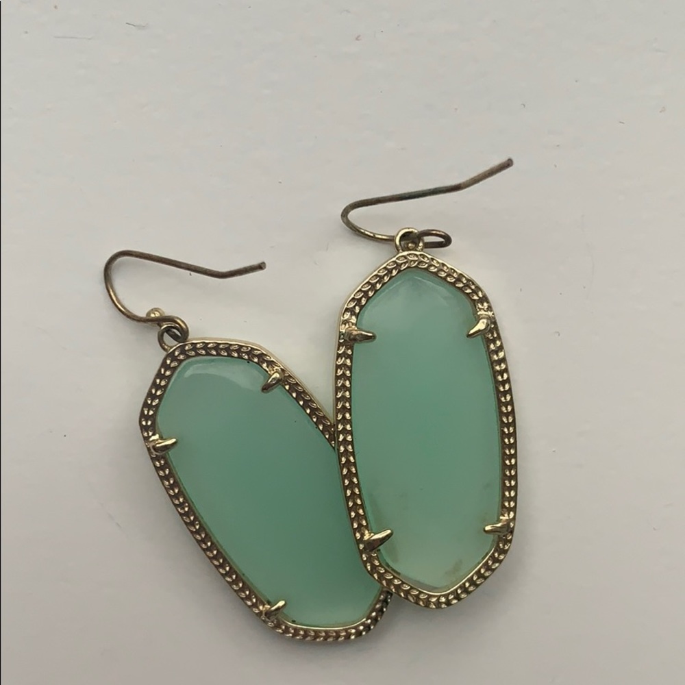 Kendra Scott Elle Earring - Chalcedony Green